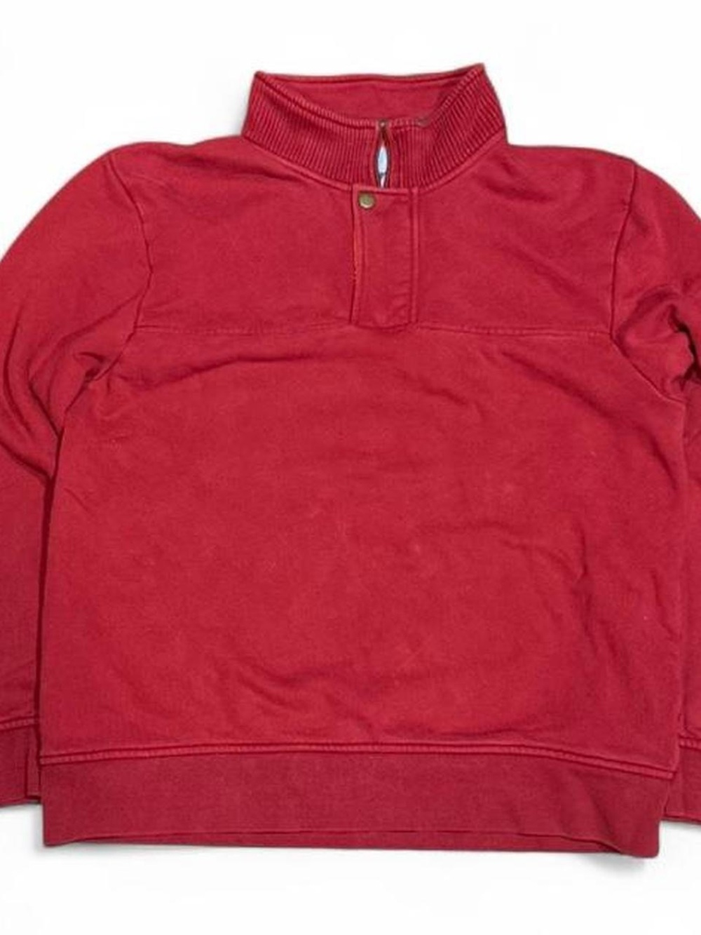 Y2K Orvis Quarter Zip Red Sweater
